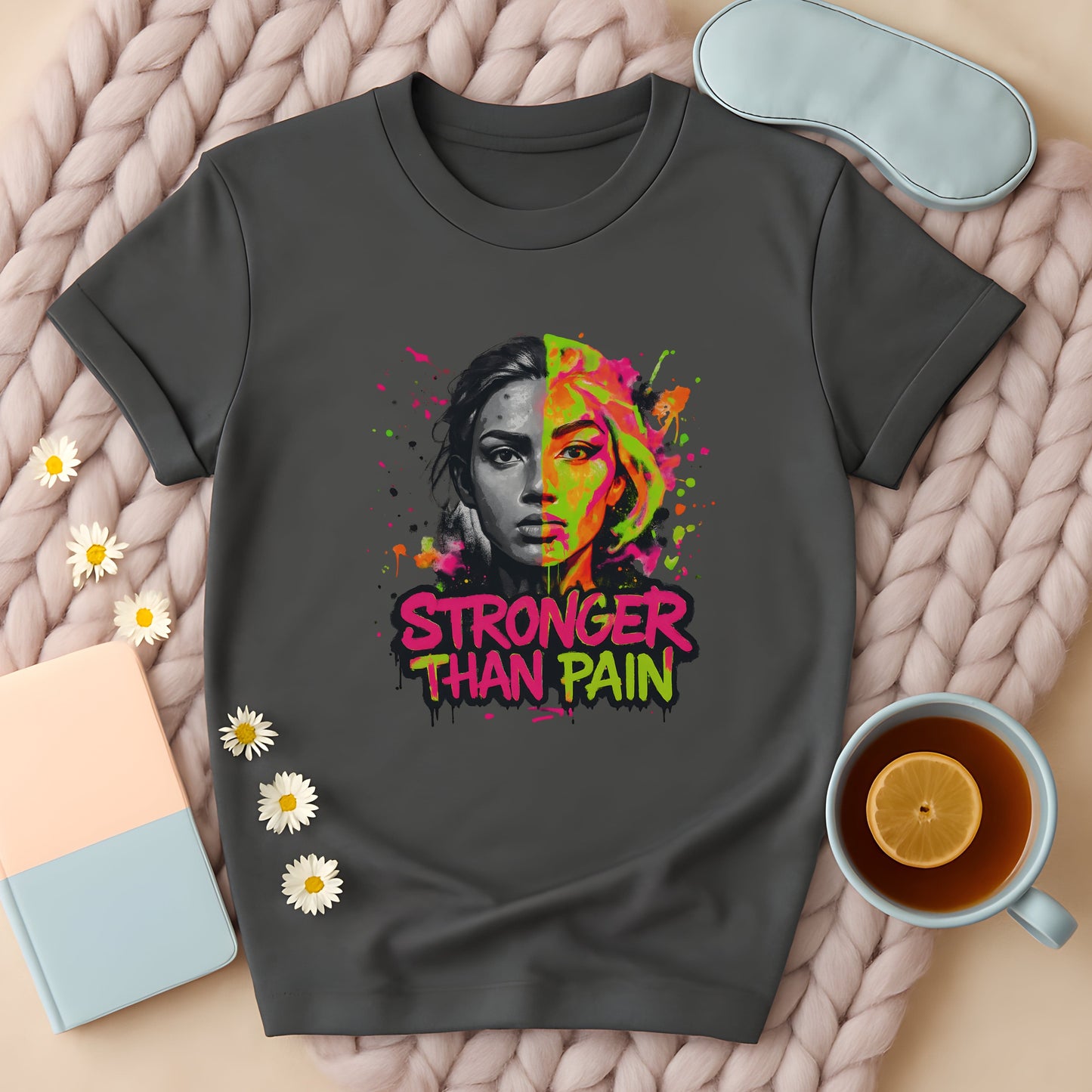 Stronger Than Pain Graffiti T-Shirt