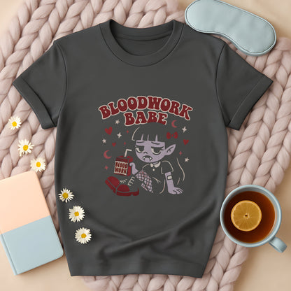 Bloodwork Babe Vampire T-Shirt