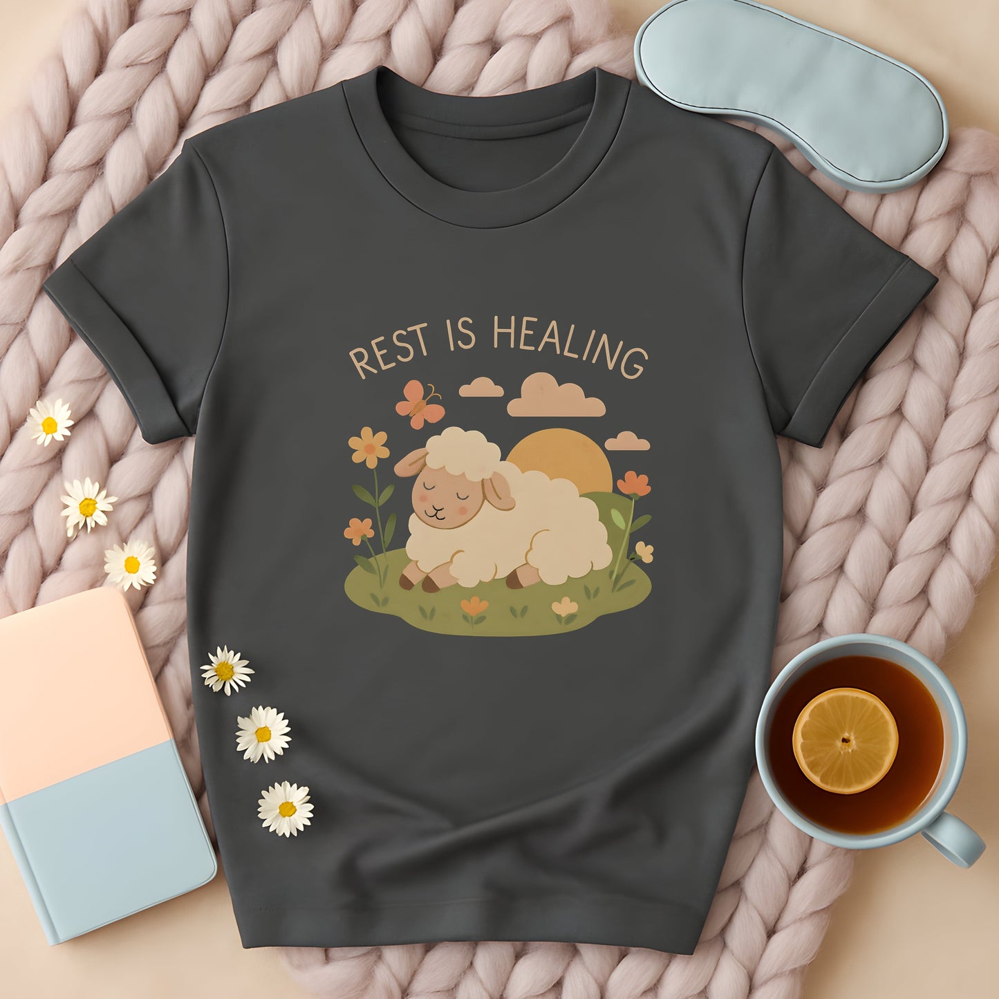 Rest Is Healing Sheep T-Shirt