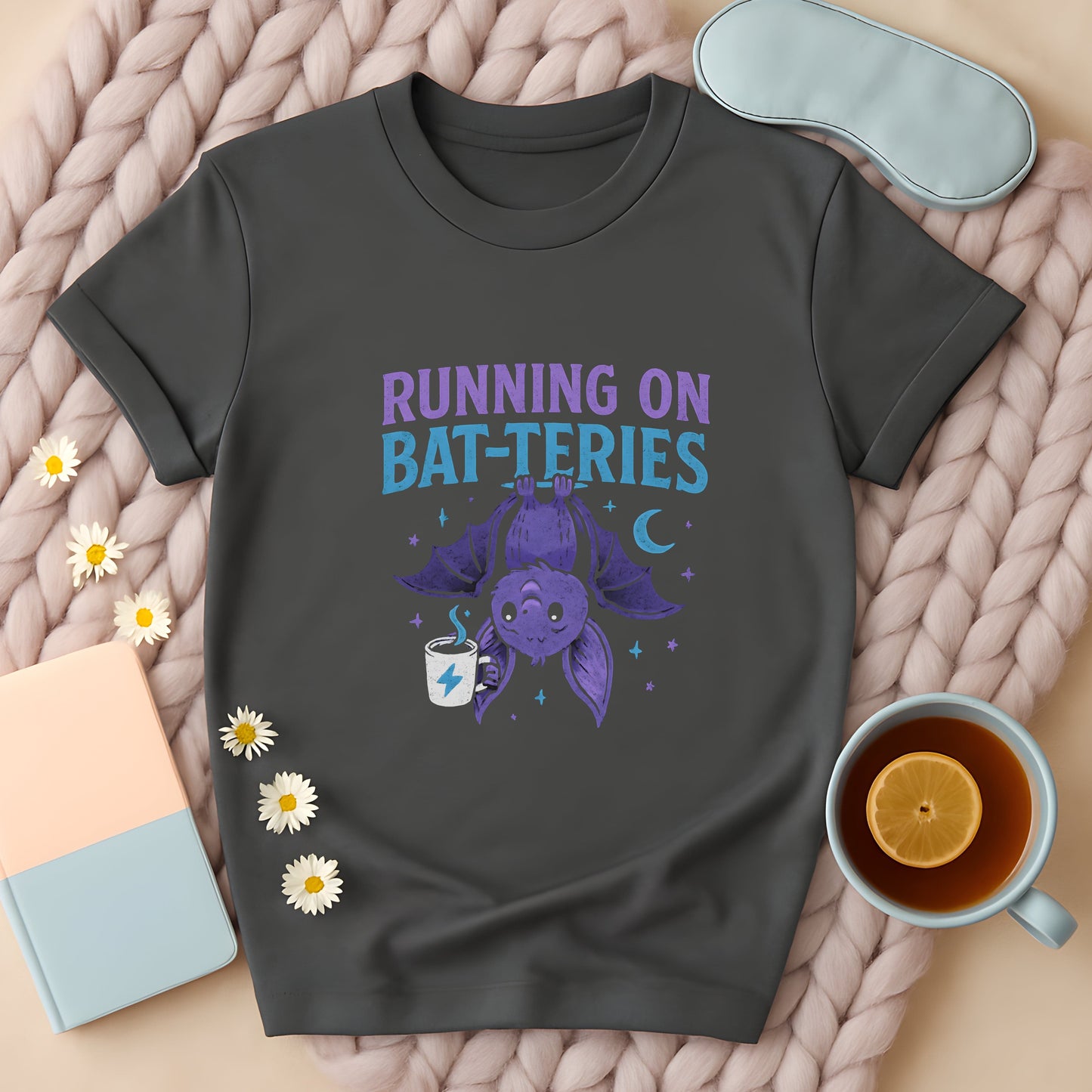 Running on Bat-teries T-Shirt