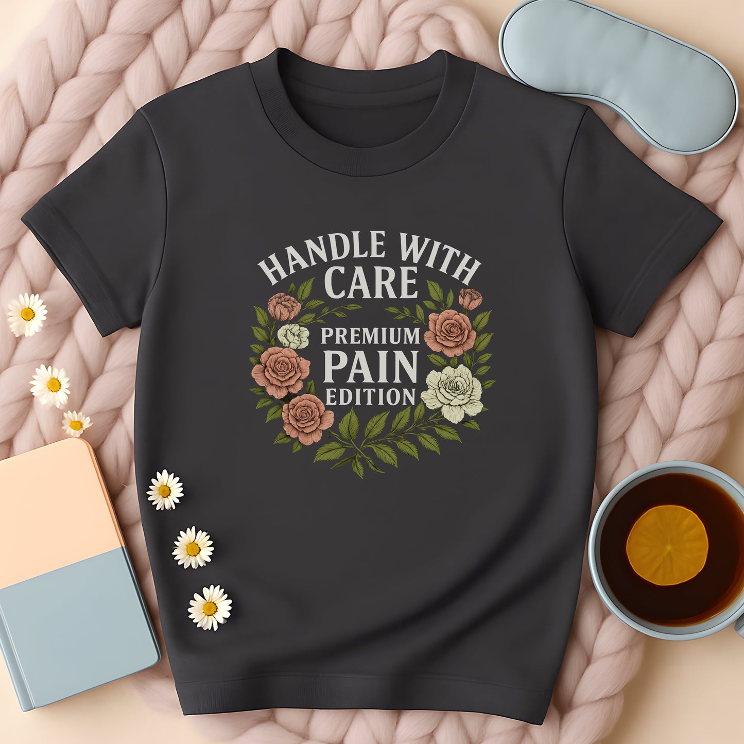 Handle With Care Floral T-Shirt