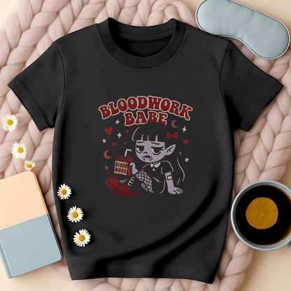 Bloodwork Babe Vampire T-Shirt