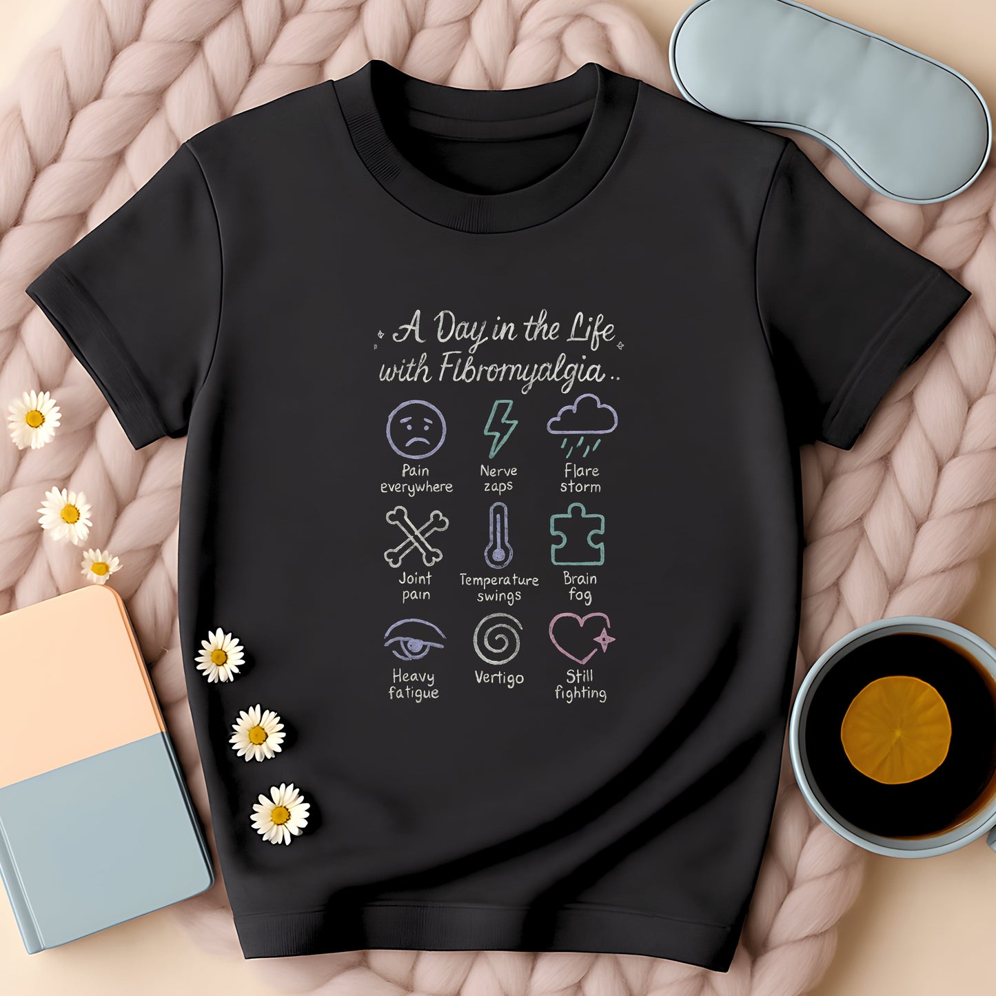 A Day In The Life With Fibromyalgia T-Shirt