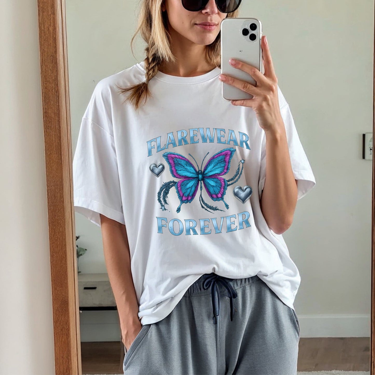 Flarewear Forever Butterfly Y2K T-Shirt