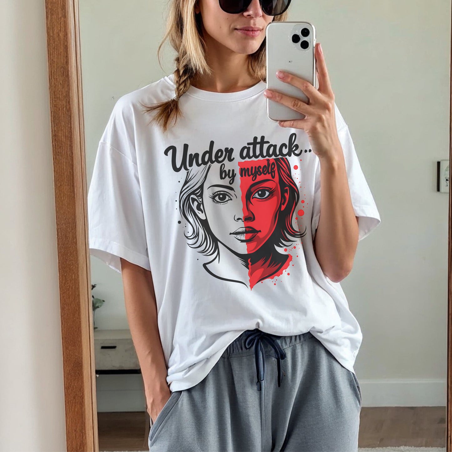 Under Attack By Myself T-Shirt