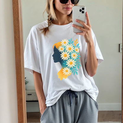 Floral Silhouette T-Shirt