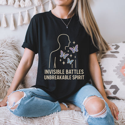 Invisible Battles Unbreakable Spirit T-Shirt