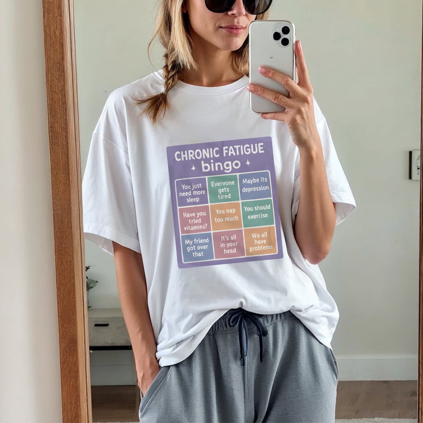 Chronic Fatigue Bingo T-Shirt