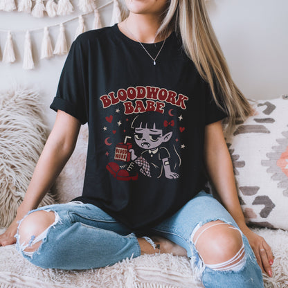 Bloodwork Babe Vampire T-Shirt