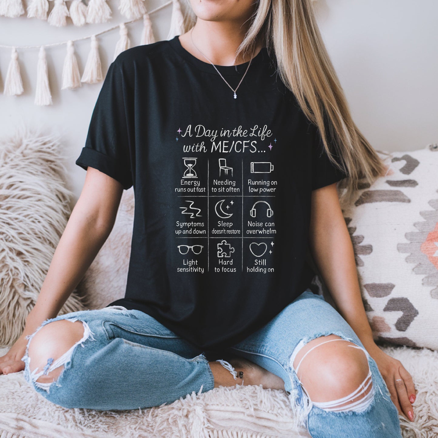 A Day In The Life With ME/CFS T-Shirt