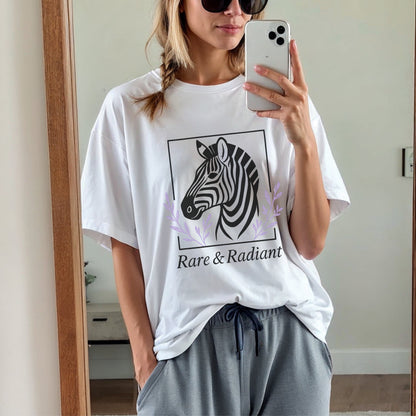 Rare and Radiant Zebra T-Shirt