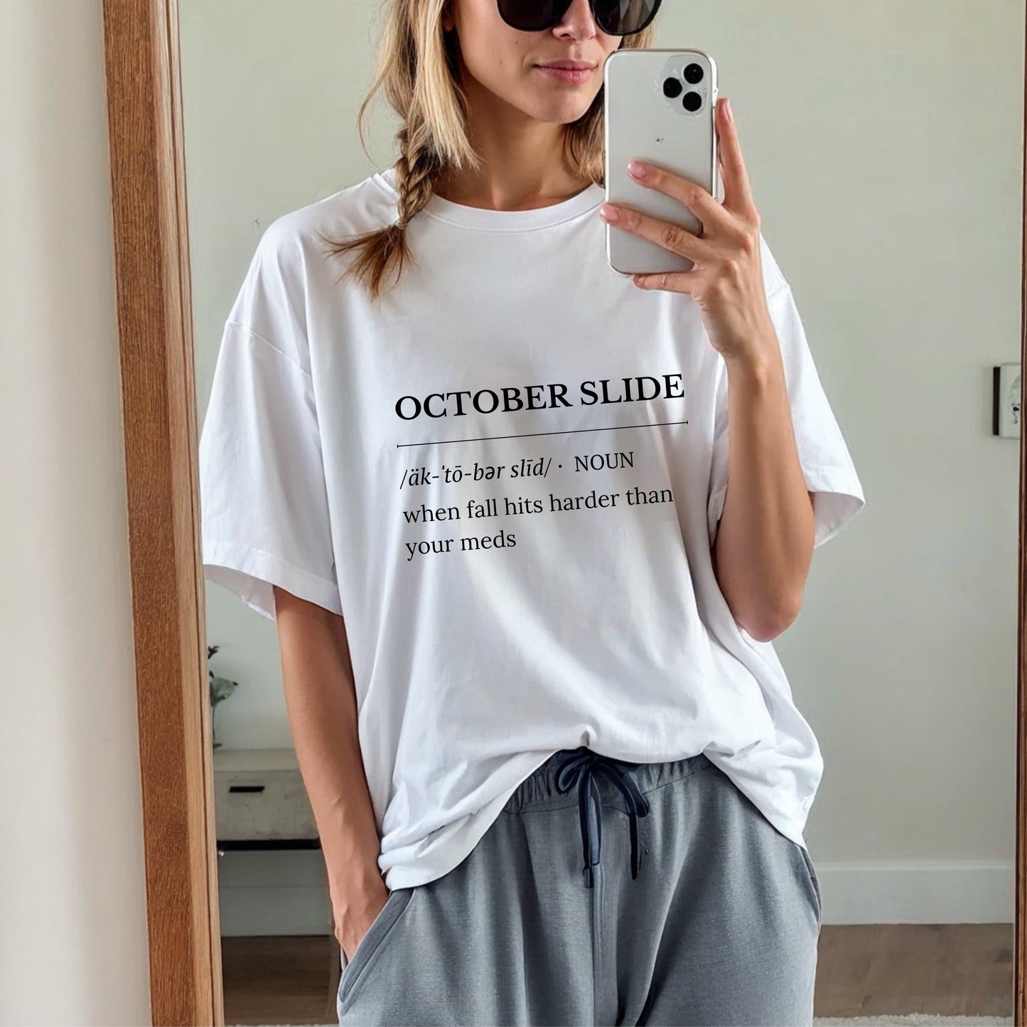 October Slide Definition T-Shirt