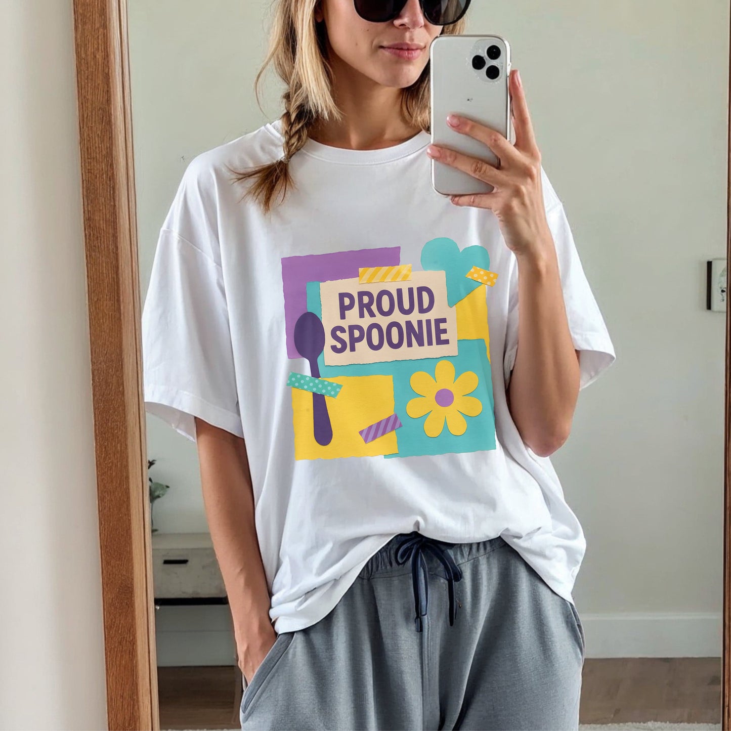 Proud Spoonie Scrapbook T-Shirt