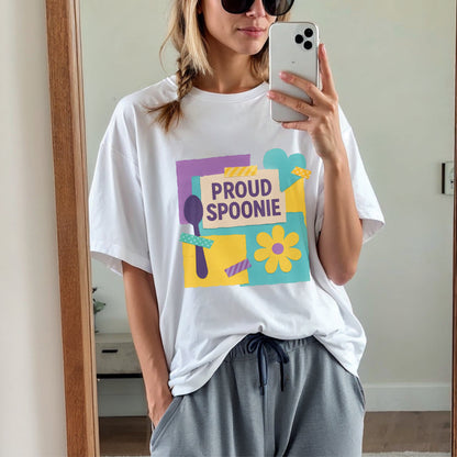 Proud Spoonie Scrapbook T-Shirt