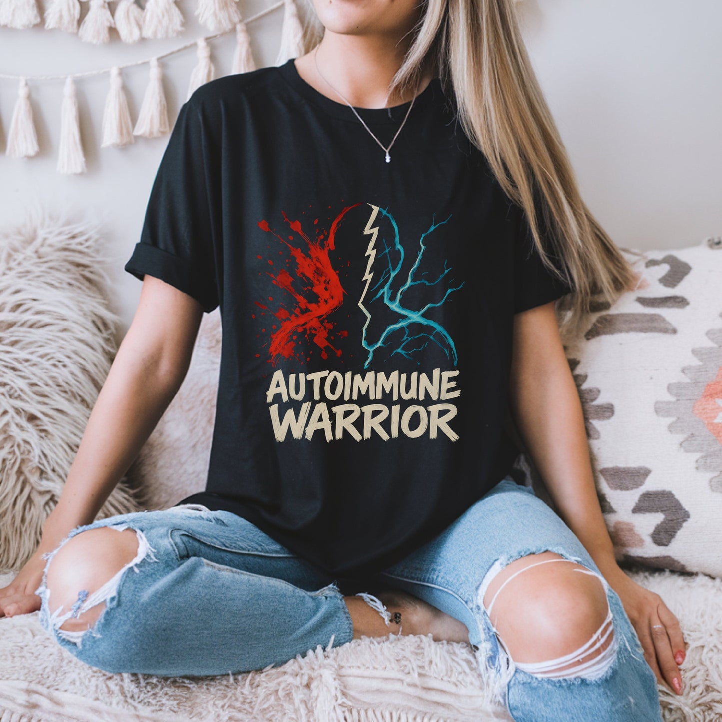 Fragmented Autoimmune Warrior T-Shirt