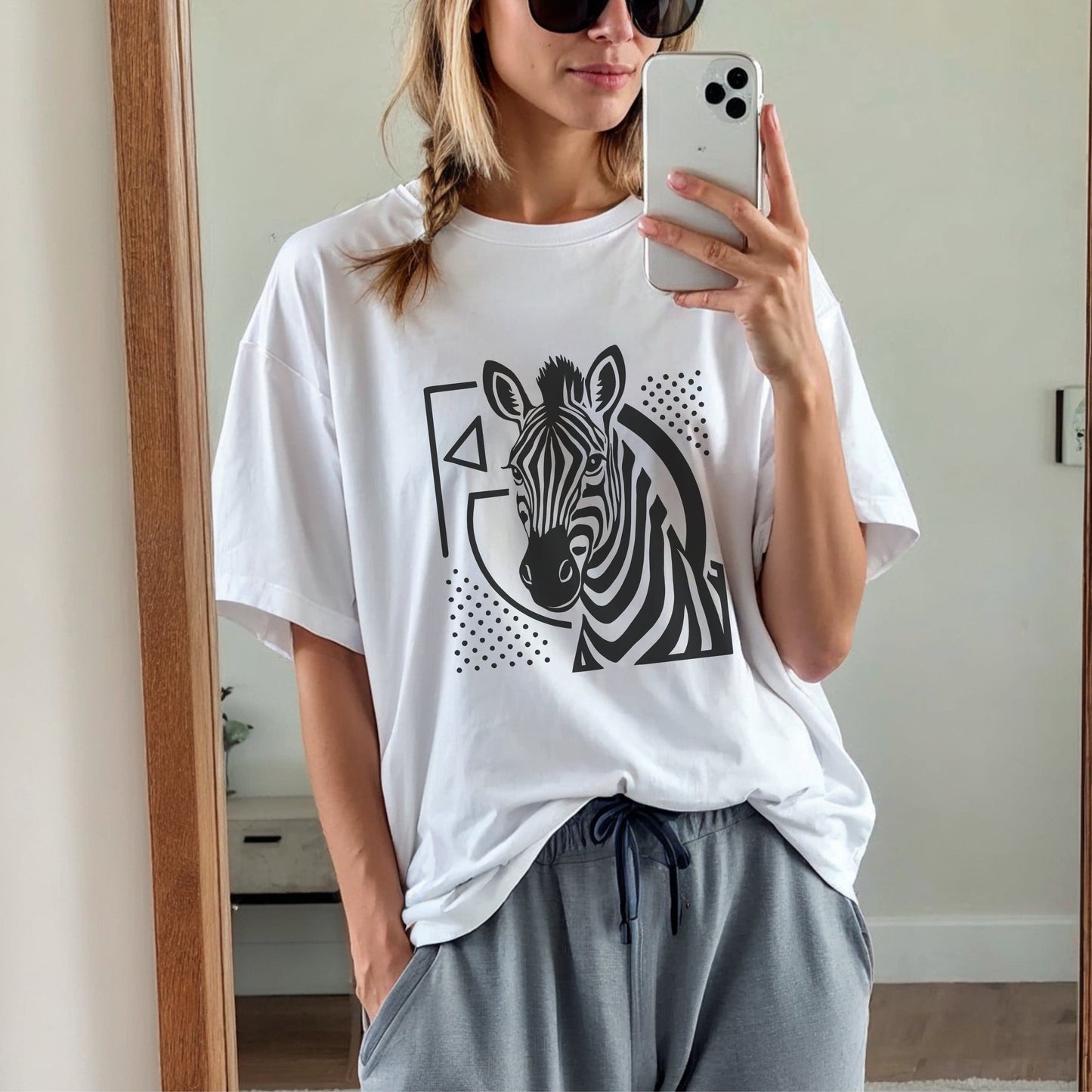 Elegant Zebra T-Shirt