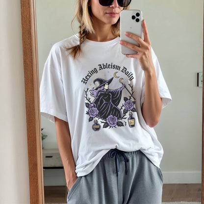 Hexing Ableism Daily Witch T-Shirt