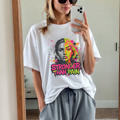 Stronger Than Pain Graffiti T-Shirt