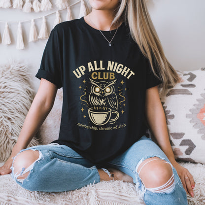 Up All Night Club Owl T-Shirt