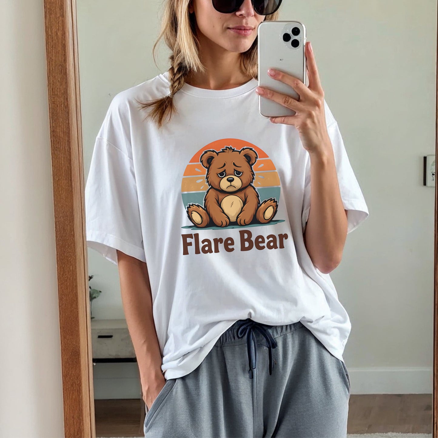 Sad Flare Bear T-Shirt