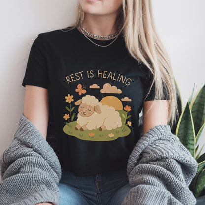 Rest Is Healing Sheep T-Shirt