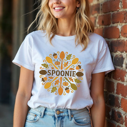 Vintage Spoonie Fall Mandala T-Shirt