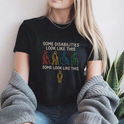 Some Disabilities Look Like This Colorful T-Shirt