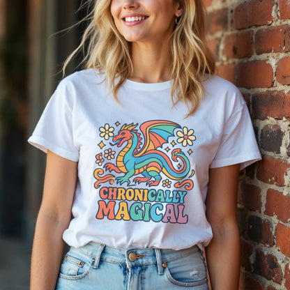 Chronically Magical Rainbow Dragon T-Shirt