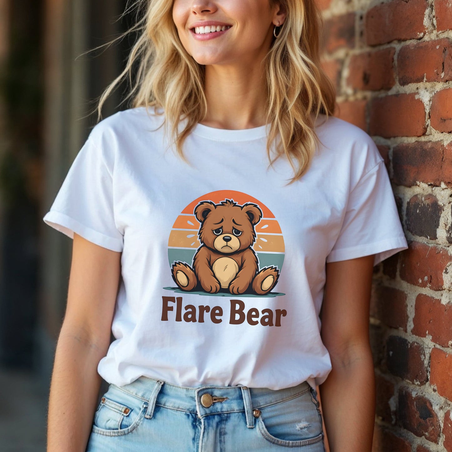 Sad Flare Bear T-Shirt