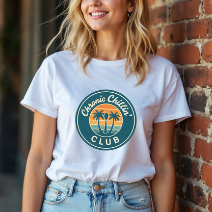 Chronic Chillin' Club Beach T-Shirt