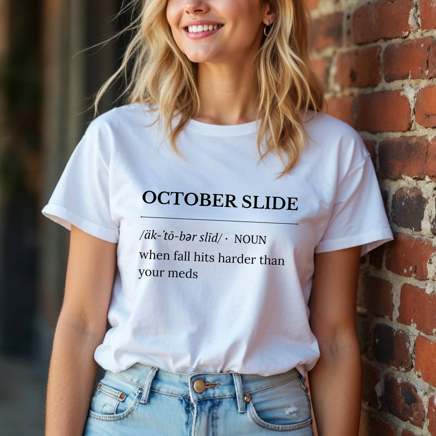 October Slide Definition T-Shirt