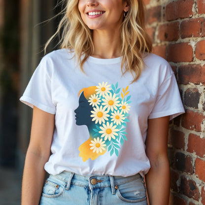 Floral Silhouette T-Shirt
