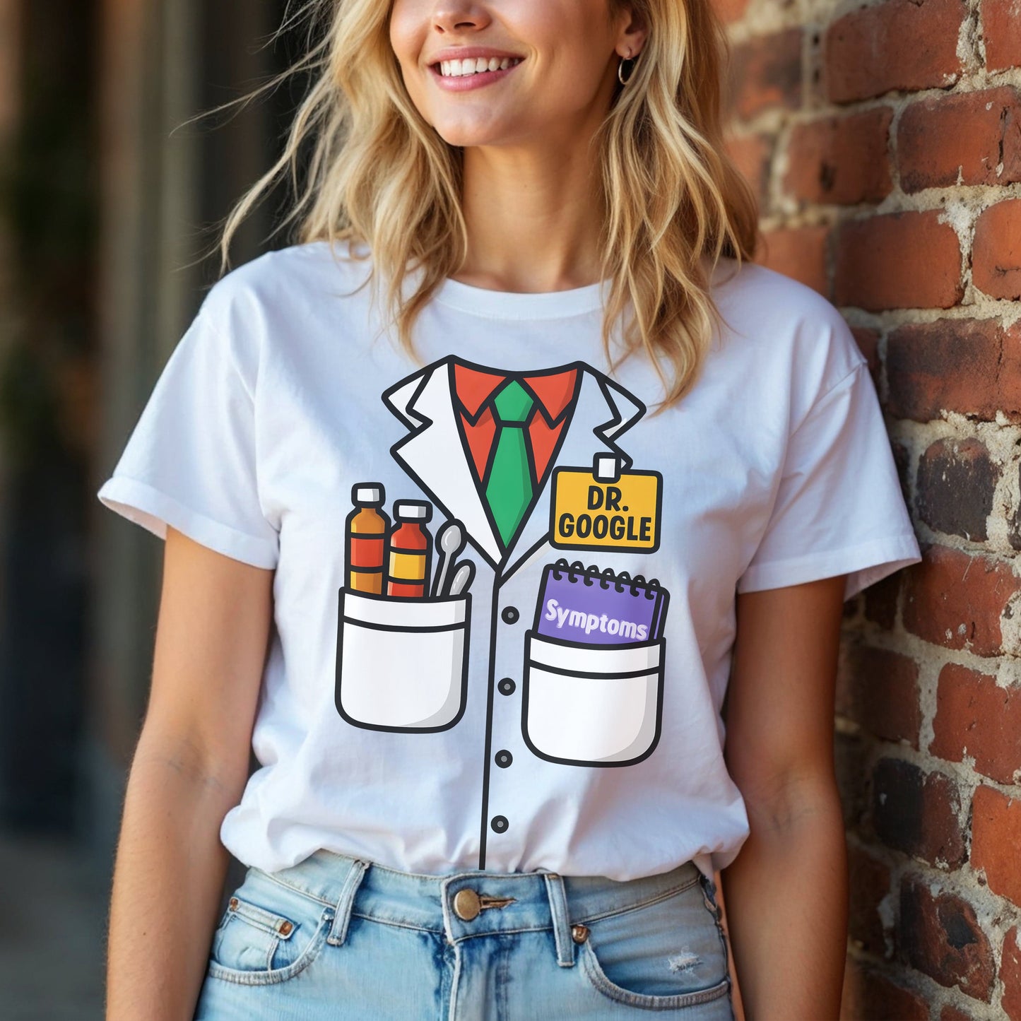 Doctor Google Lab Coat T-Shirt