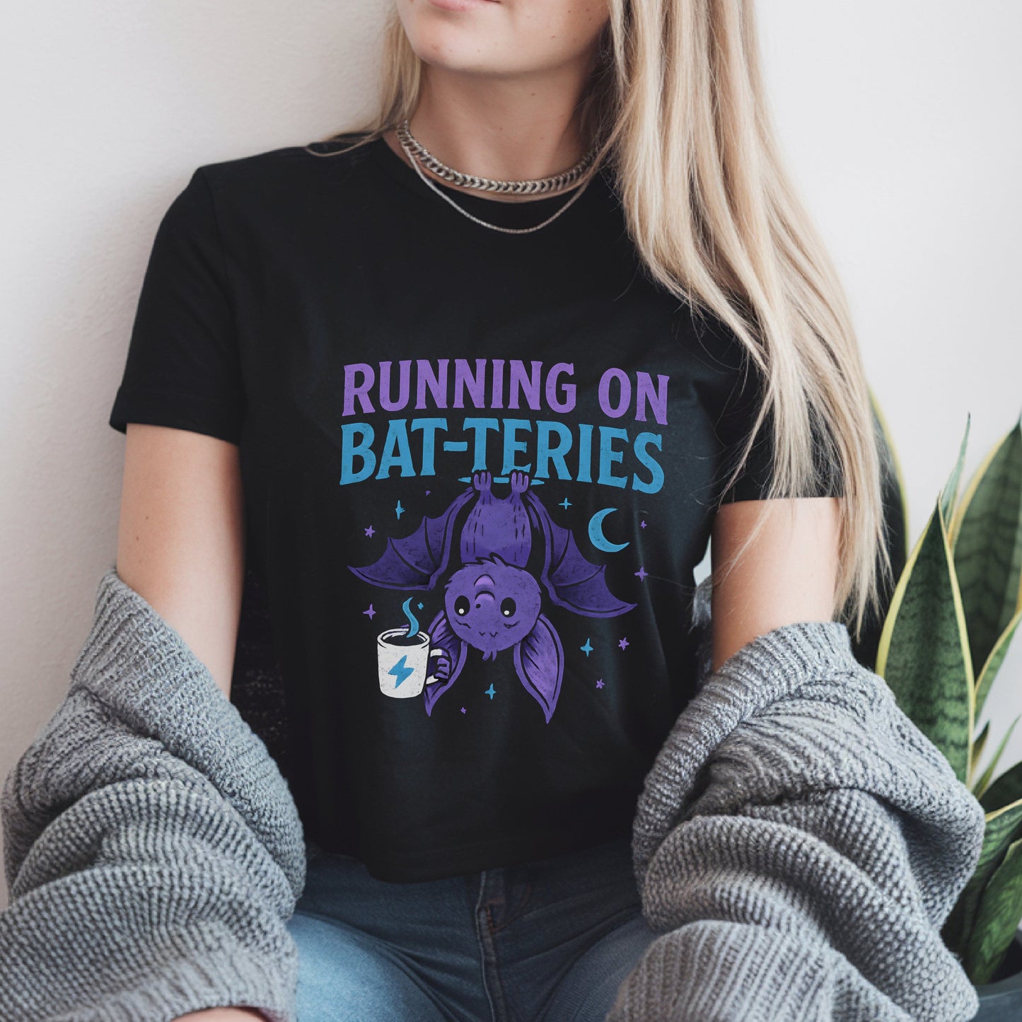 Running on Bat-teries T-Shirt